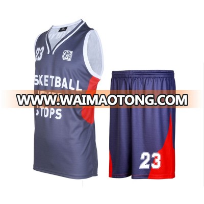 Latest Design Custom Best Blank Youth Sublimation Print Basketball Jersey